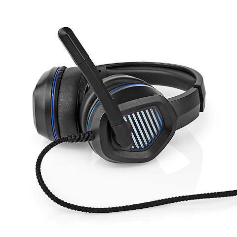 Nedis GHST410BK Kopfhörer & Headset Kabelgebunden Kopfband Gaming USB Typ-A Schwarz