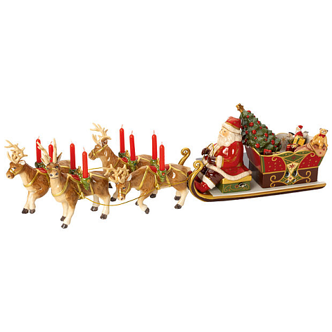 Villeroy & Boch Christmas Kerzenständer Porzellan Mehrfarbig