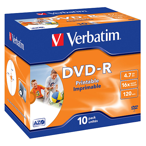 Verbatim 43521 DVD-Rohling 4,7 GB DVD-R 10 Stück(e)