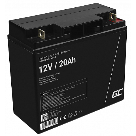 Green Cell AGM10 Industrieakku Plombierte Bleisäure (VRLA) 20000 mAh 12 V