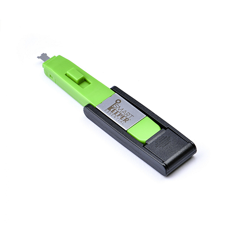 Smartkeeper MNL04PKGN Schnittstellenblockierung Schnittstellenblockierung + Schlüssel RJ-11 Grün Kunststoff 1 Stück(e)