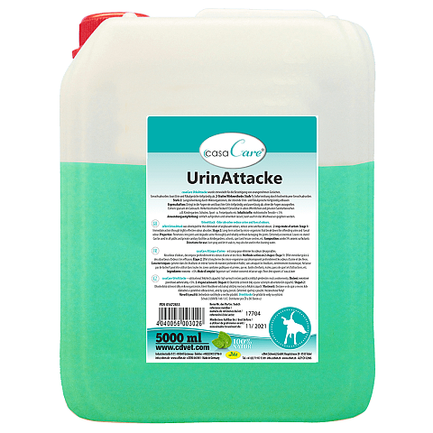 cdVet casaCare UrineAttack Can with 5 Liters Katze / Hund Flüssigkeit