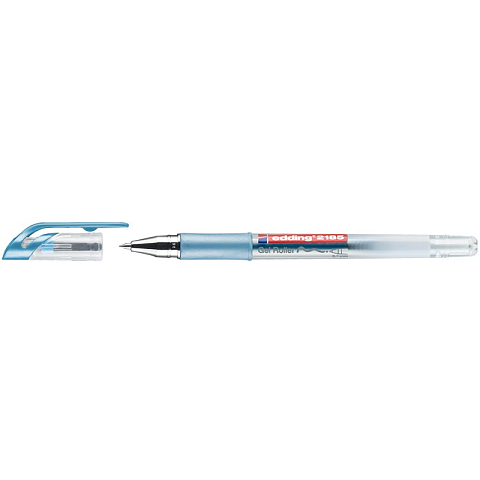 Edding 2185 Verschlossener Gelschreiber Blau, Metallisch 1 Stück(e)
