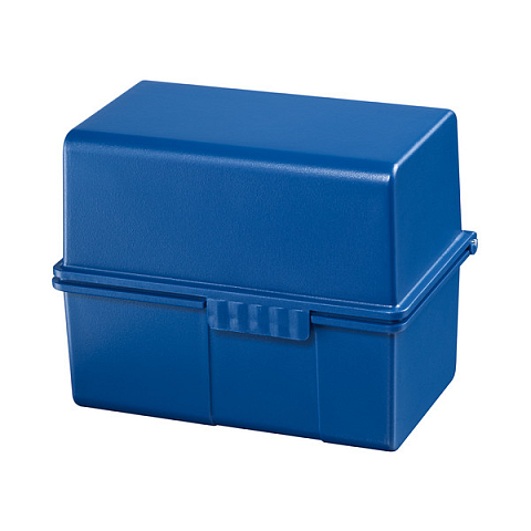 HAN Karteibox DIN A8 quer blau