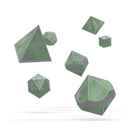 Oakie Doakie Dice ODD500052 Zubehör für Würfelspiele Würfelsatz Metall 7 Stück(e)
