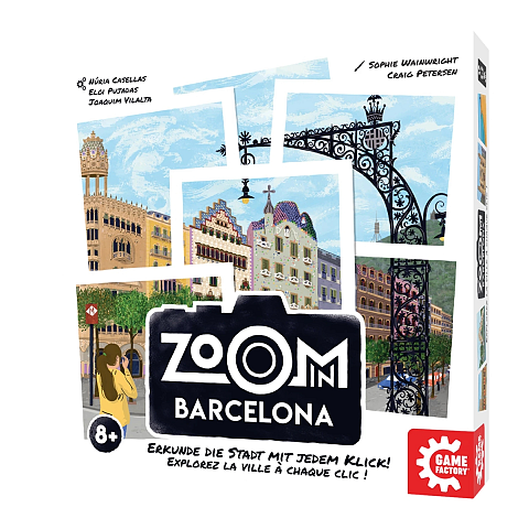 Game Factory Zoom in Barcelona 30 min Brettspiel Lernen
