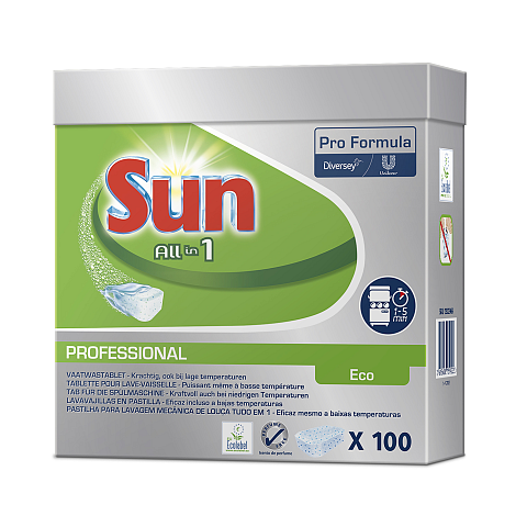 Sun Pro Formula 7522969 Geschirrspülmaschinenmittel Geschirrspülmittel + Klarspüler + Salz Tablet