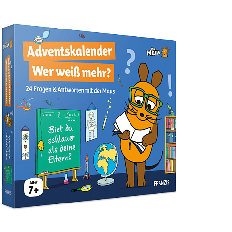 Franzis Verlag Adventskalender Die Maus - Wer weiß mehr?