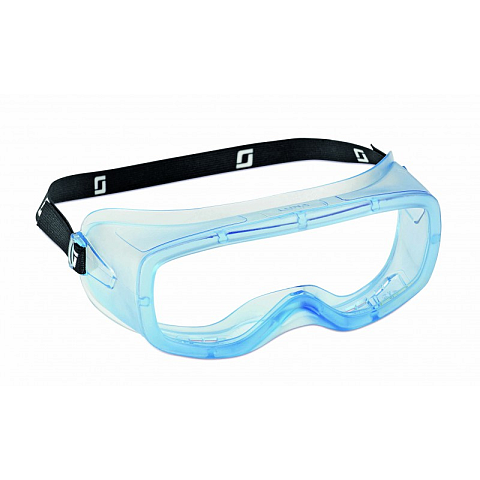 Cimco 140272 Schutzbrille/Sicherheitsbrille Blau, Transparent
