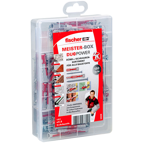 Fischer 540299 Schraubanker/Dübel 150 Stück(e) Schrauben- & Dübelsatz