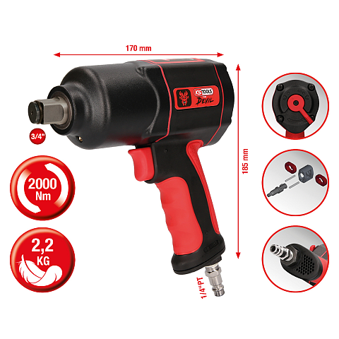 KS Tools 515.3400 Elektroschrauber/Schlagschrauber