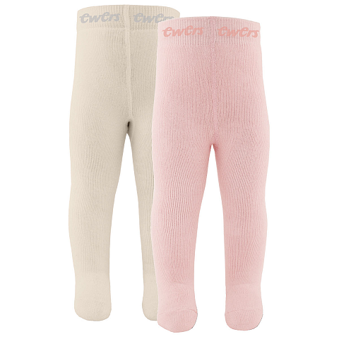 Ewers 401449-2-68 Strumpfhose/Strumpf Pink, Weiß