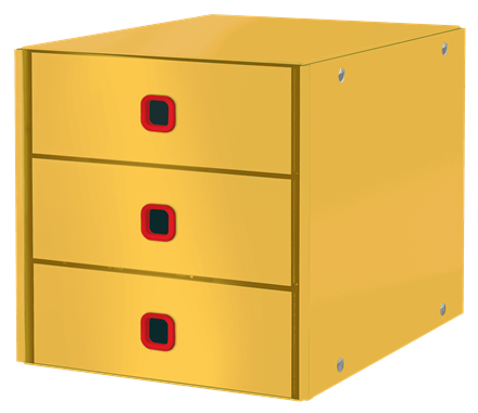 Leitz Click & Store Cosy Karton Gelb