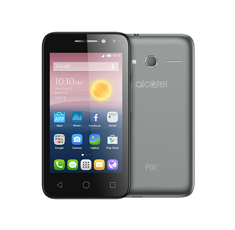 Alcatel PIXI 4 (4) 10,2 cm (4") Dual-SIM Android 6.0 3G Mikro-USB 0,5 GB 4 GB 1500 mAh Schwarz