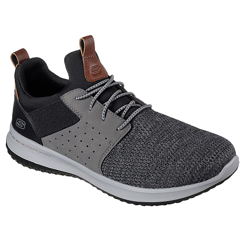 Skechers Delson - Camben Sportschuh Männlich Schwarz, Grau
