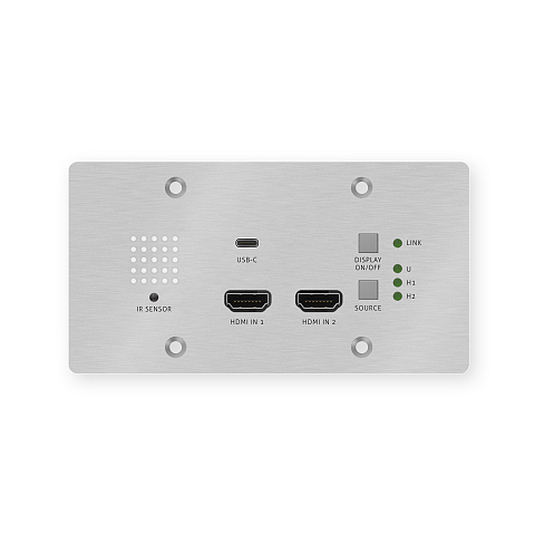 PureTools PT-HDBT-703-TXWP-F Wandplatte/Schalterabdeckung Silber