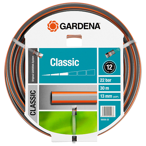 Gardena 18009-20 Gartenschlauch 30 m PVC Grau, Orange