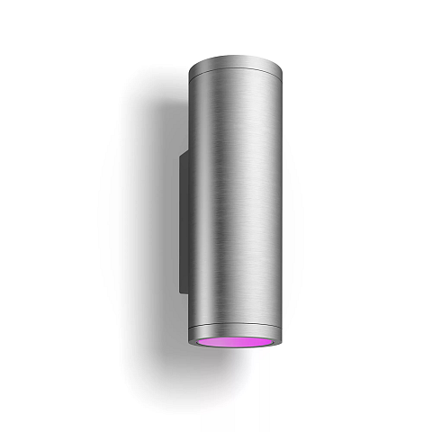 Philips Hue White and Color ambiance Appear Outdoor Wandleuchte silber