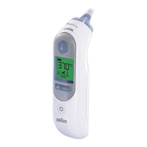 Braun ThermoScan 7 Fernwarnehmung Weiß Ohr