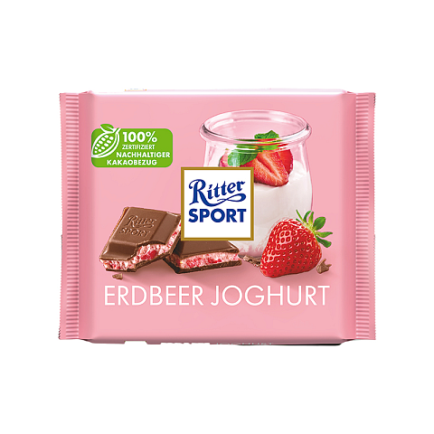 Ritter Sport Erdbeer Joghurt Milchschokolade 100 g
