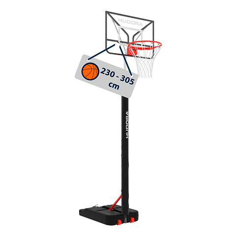 HUDORA 71720 Basketball-System Tragbar Rechteckig