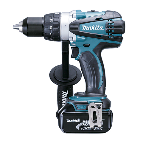 Makita DDF458RTJ Bohrmaschine 2,3 kg Schwarz, Blau