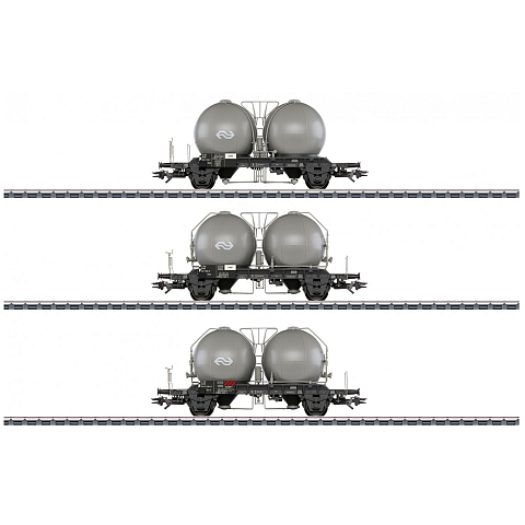Märklin Type Uces and Ucs-y Spherical Container Car Set Silo-Containerwagen-Set Montagesatz HO (1:87)