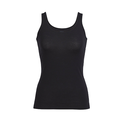 Icebreaker 103213001 S Shirt/Top T-Shirt Schaufelausschnitt Ärmellos Lycra, Merino-Wolle, Nylon