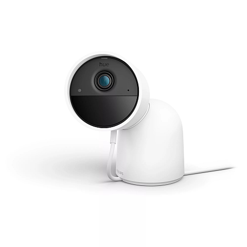 Philips Secure Kamera inkl. Standfuß weiß, kabelgebunden