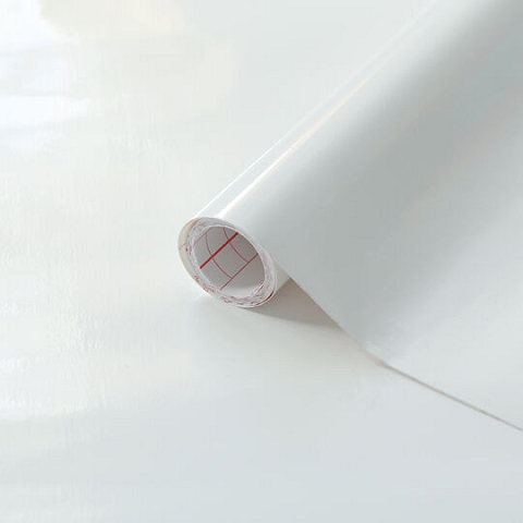 d-c-fix F3465359 Selbstklebendes Vinyl Entfernbar Weiß Glänzend