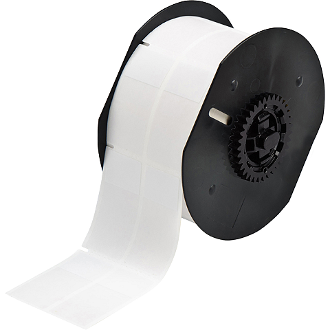 Brady B33-75-427 Druckeretikett Transparent, Weiß Selbstklebendes Druckeretikett