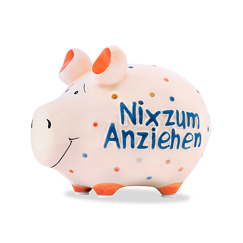 G. Wurm 10026904 Spardose Weiß Keramik 3 Stück(e)