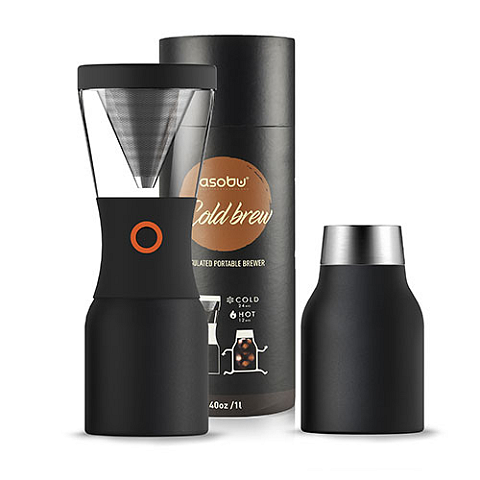 Asobu Cold Brew Kaltbrüh-Kaffeemaschine Schwarz