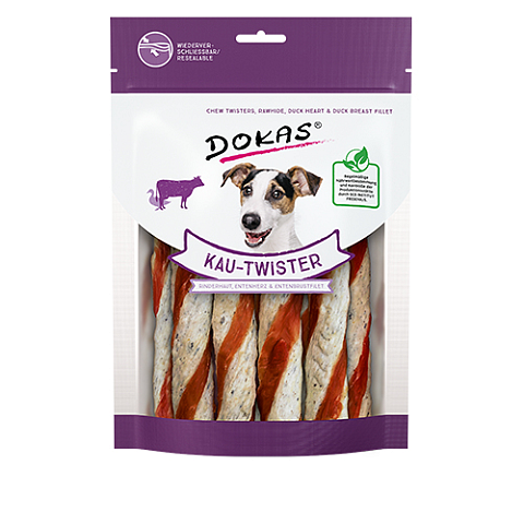 Dokas Kau-Twister Rinderhaut