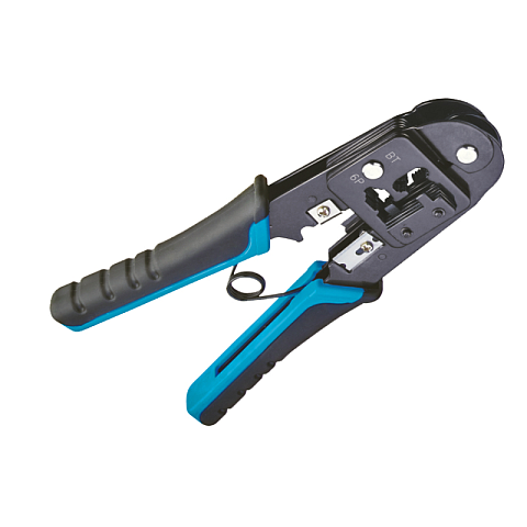 Alantec NI024 Kabel-Crimper Crimpwerkzeug Schwarz, Blau