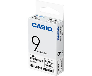 Casio XR-9WE1 Etiketten erstellendes Band