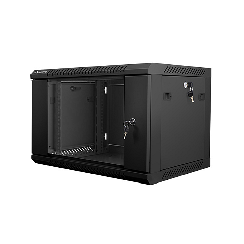 Lanberg WF01-6406-10B Rack 6U Wandmontiertes Regal Schwarz