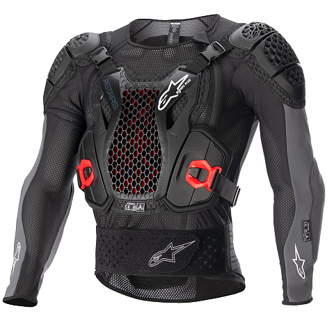 Alpinestars 6506723-1036-M Motorradjacke & -weste Männlich Anthrazit, Schwarz, Rot