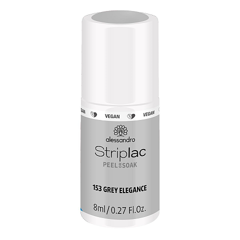 alessandro Striplac Peel or Soak 153 Grey Elegance 8ml