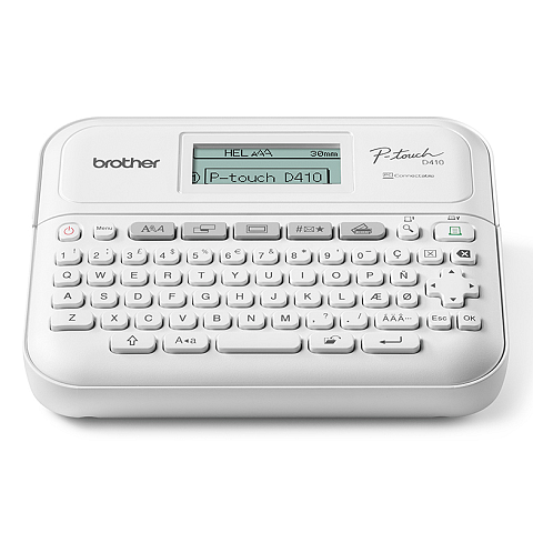 Brother PT-D410VP Etikettendrucker ZINK (Zero-Ink) 180 x 180 DPI Kabelgebunden TZe QWERTY