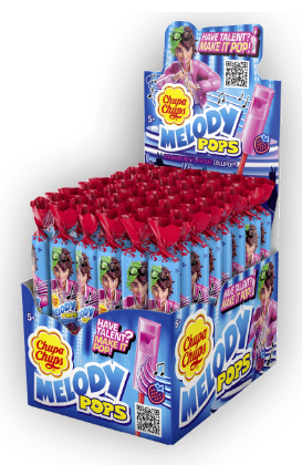 Chupa Chups Melody Pops Erdbeer