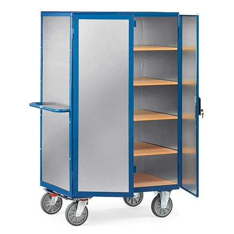fetra 5592 Bollerwagen Aluminium, Stahl Regalwagen