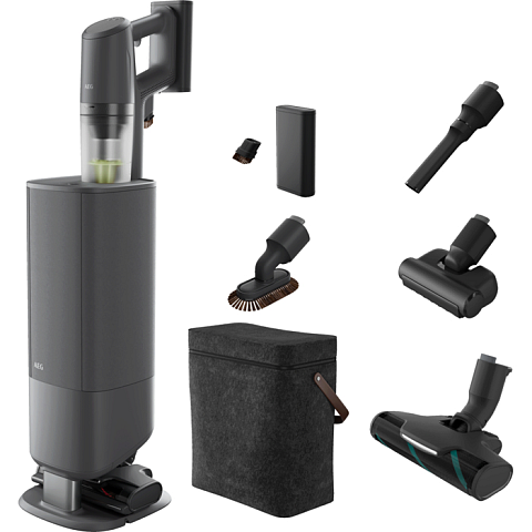 AEG AP83U25XNX Handstaubsauger Grau Beutellos