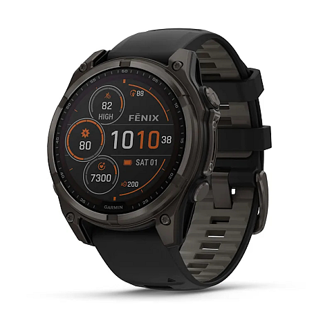 Garmin fenix 8 3,3 cm (1.3") 47 mm Digital 260 x 260 Pixel Touchscreen Titan WLAN GPS