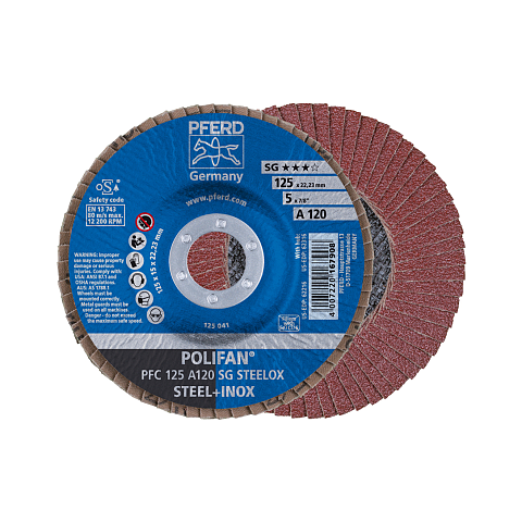 PFERD PFC 125 A 120 SG STEELOX Rotierendes Schleifwerkzeug Zubehör Metall