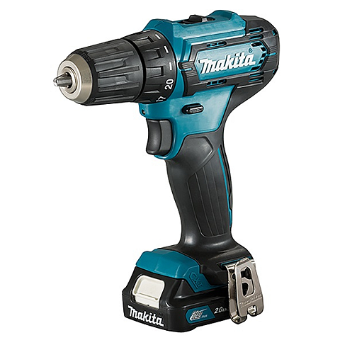 Makita DF333DSAE Bohrmaschine 1700 RPM Ohne Schlüssel 1,2 kg Schwarz, Blau