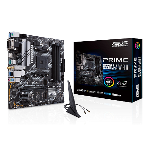 ASUS PRIME B550M-A WIFI II AMD B550 Sockel AM4 micro ATX