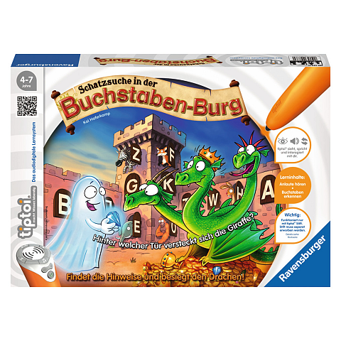 Ravensburger Schatzsuche in der Buchstabenburg Brettspiel Lernen