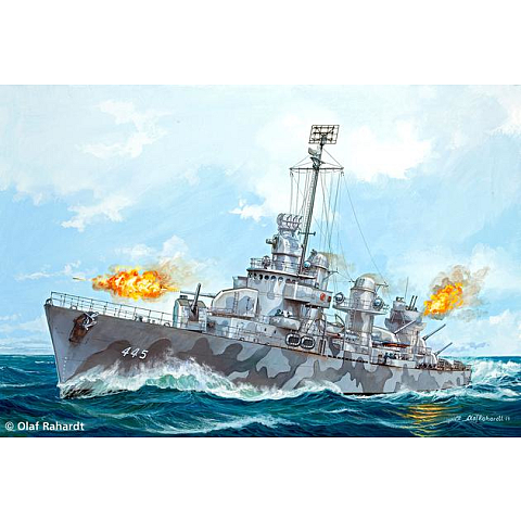 Revell U.S.S.Fletcher DD-445 Modell eines Marineschiffs Montagesatz 1:700