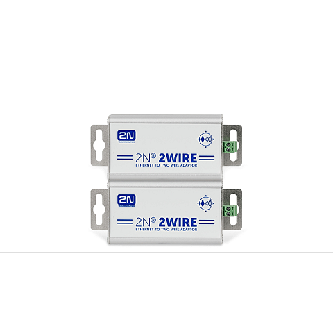 2N 2WIRE-SET OF 2 ADAPTORS Signalumsetzer Aluminium, Metallisch